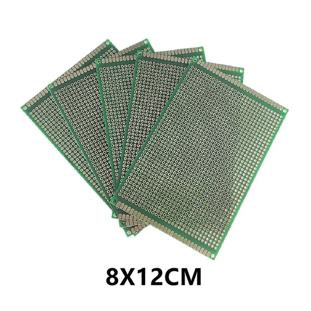 5 шт./лот 8x12 см двухсторонний медный прототип печатной платы 8*12 универсальная