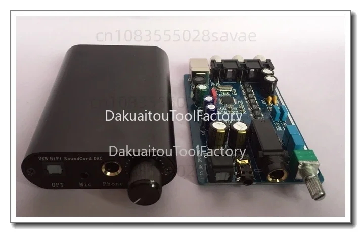 L1387 USB 8X osiem równoległych wzmacniaczy dekodujących TDA1387 zintegrowana karta dźwiękowa maszyny gorączki DTS AC3