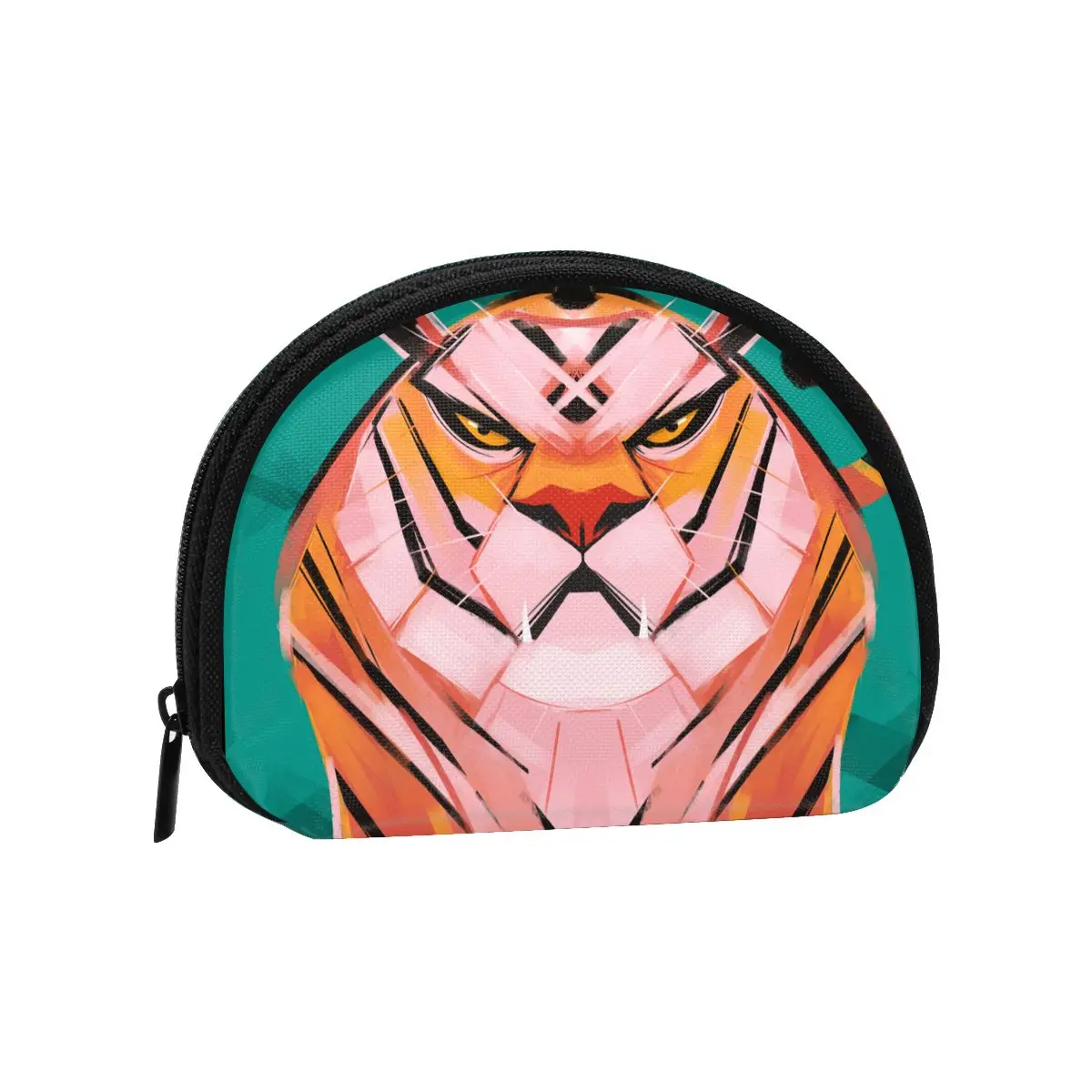 

Coin Purse Short Shell Wallet Women Key Card Bag Kids Tiger Small Change Purses