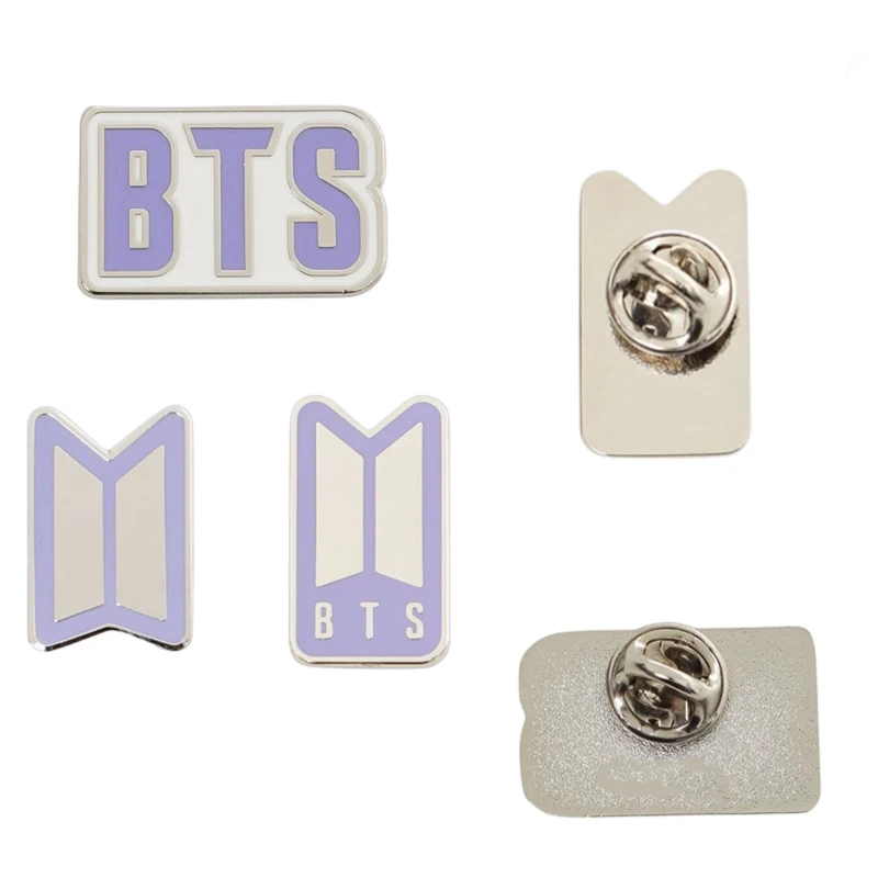 

Новая брошь Btss, значок, аниме буквы фанатов, аксессуары для одежды, значки, металлический логотип Bt21, подвеска для девочек, Декор, Женская бул...