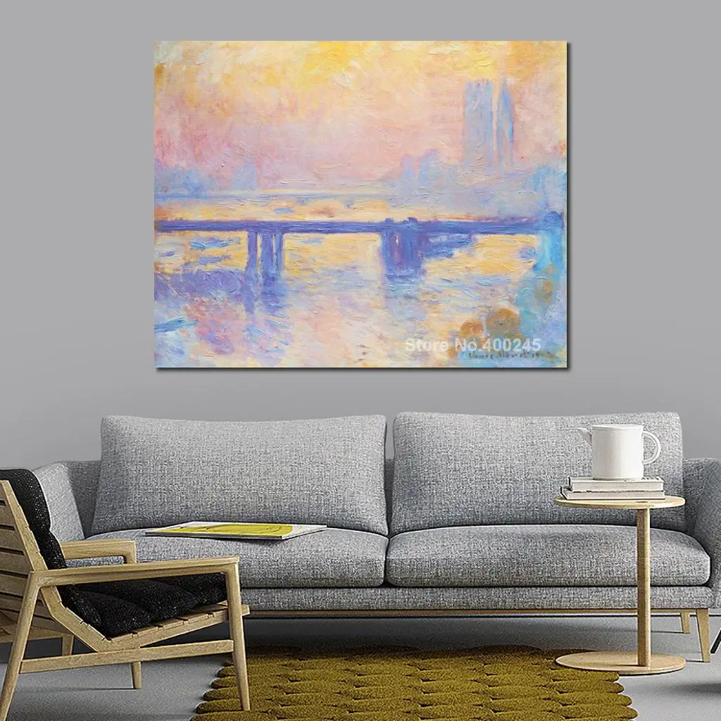 Картина на холсте Клод Моне масляная краска