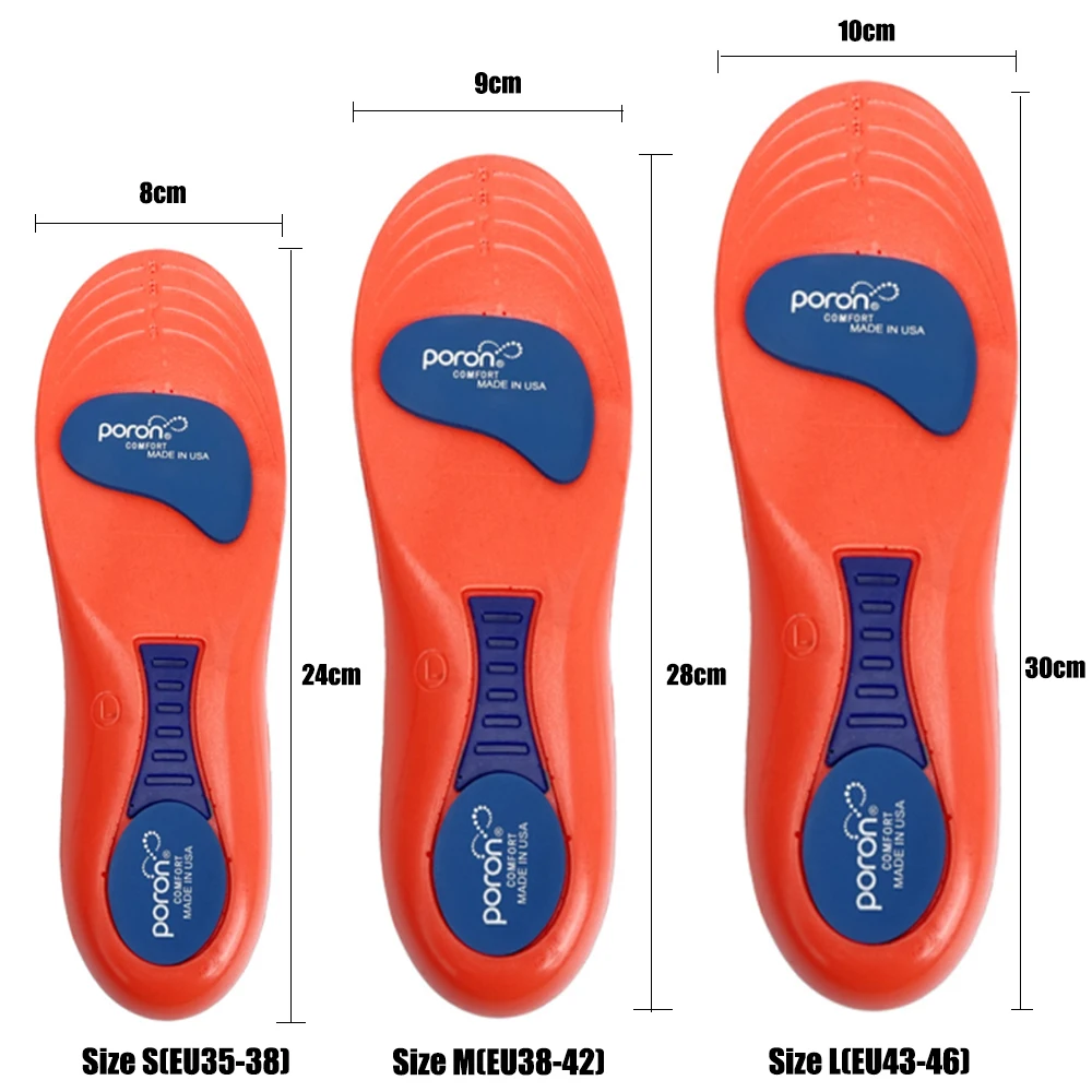 Premium Orthopedic Sports Insoles for Shoes Men Women Flat Foot Arch Support Plantar Fasciitis Insoles for Sneakers Shoe Sole