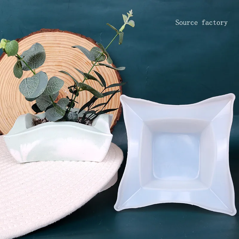 

DIY Flower Pot Silicone Mold Concrete Cement Flower pot Mold Concrete Planters Moulds Aromatherapy Plaster Resin Mould HomeDecor