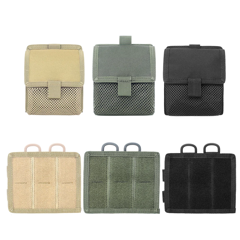 

LUC Utility Tactical Molle Magazine Pouch EDC Tool Waist Pack Hook Loop Military Radio Walkie Talkie Holder Hunting Bag