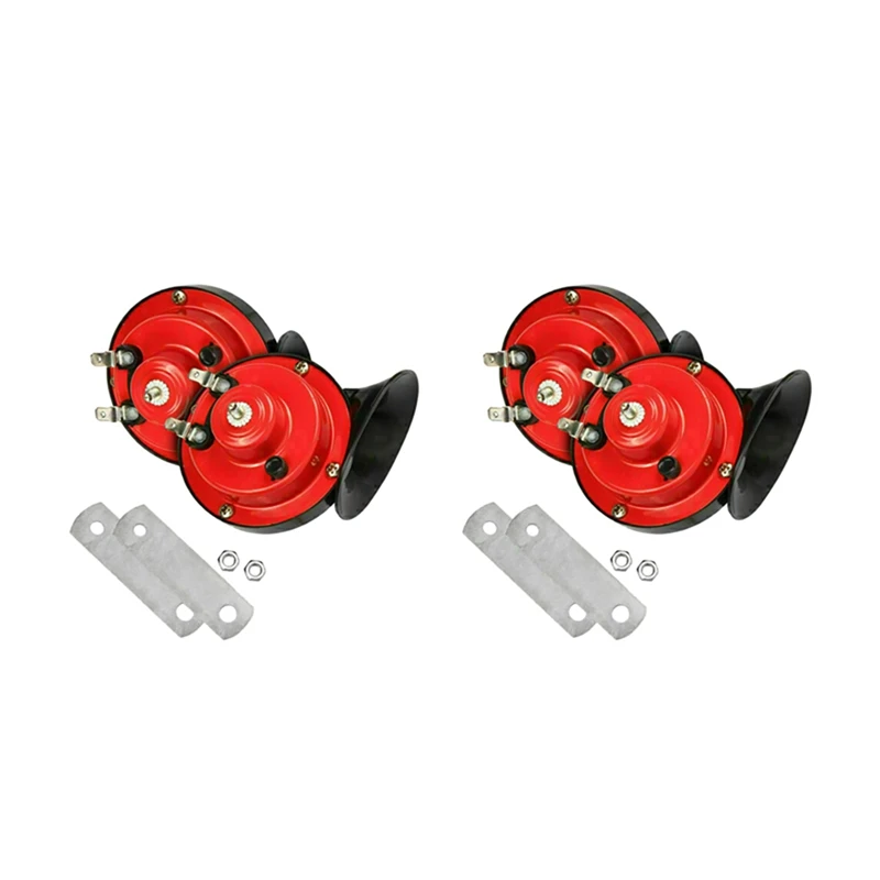 

300DB Super Train Horn For Trucks Car Boat Motorcycle Electric Horn-12V 2 Pair