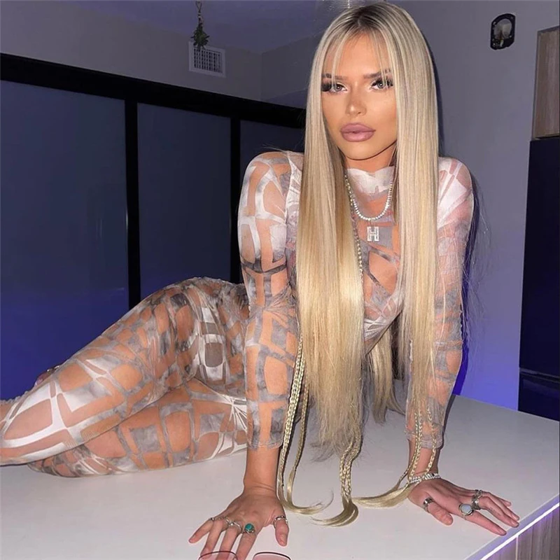 

Summer Beach Dress For Women 2022 Swimwear Cover Up New Clothing Print High Waist Tight JumpSuit Polyester Bath Suit Beachwear