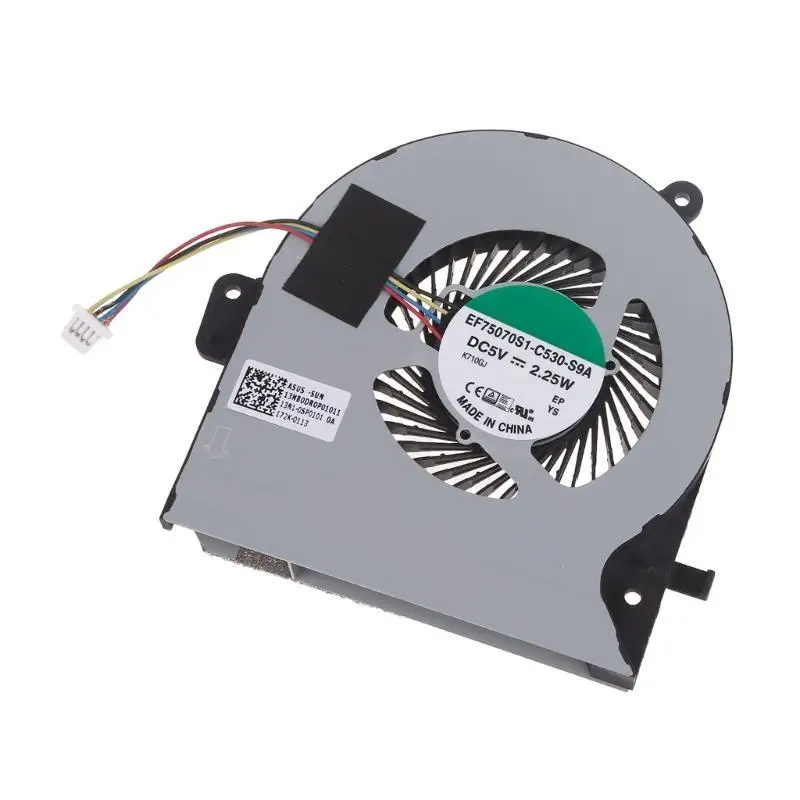 Фото 652F Новый вентилятор радиатора процессора для Rog Strix GL502 THIN радиатора процессора ноутбука №5