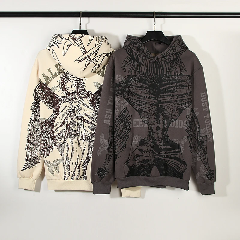 

Толстовка унисекс с капюшоном в стиле хип-хоп, с надписью