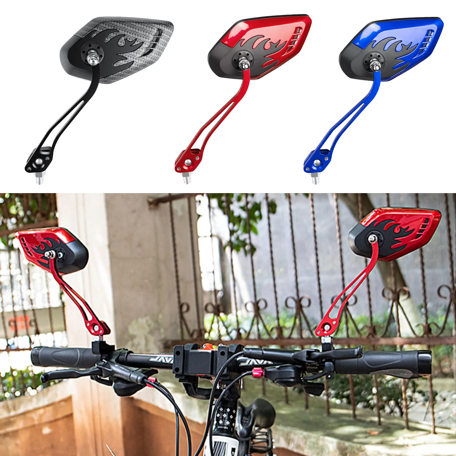 

Зеркало заднего вида для велосипеда, 2 шт.