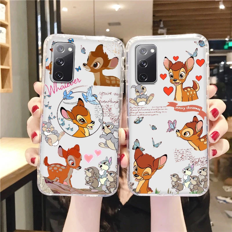 

Disney Cute Bambi Art For Samsung A81 A72 A71 A53 A52 A51 A42 A32 A23 A22 A21S A13 A12 A03 A02 Transparent Phone Case