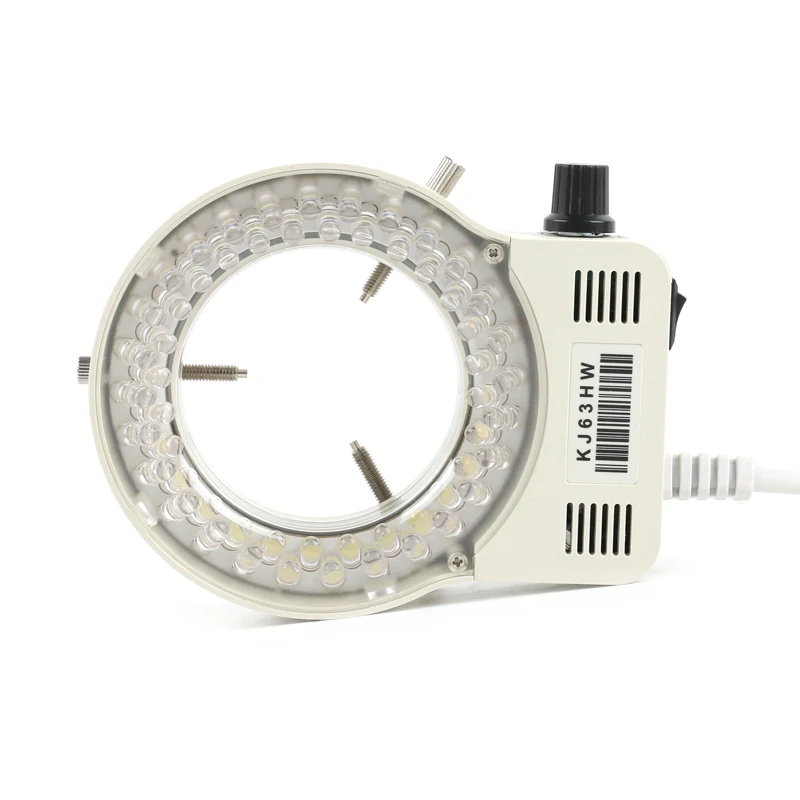 

6500K 56 LED Ring Light Illuminator Lamp For Industry Video Stereo Microscope C MOUNT Lens HDMI VGA USB Camera 110V 220V
