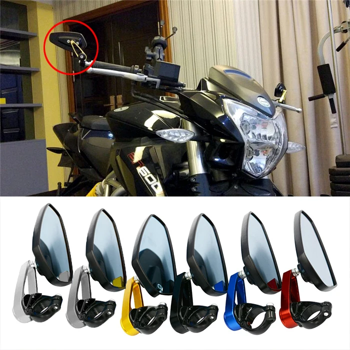 

7/8 "22 мм, подходит для Honda cbr600 CBR 600 1000 F2 F3 F4 F4i F5 CBR900RR CBR1000RR VFR 800 бар, заднее зеркало заднего вида с защитой от синего света