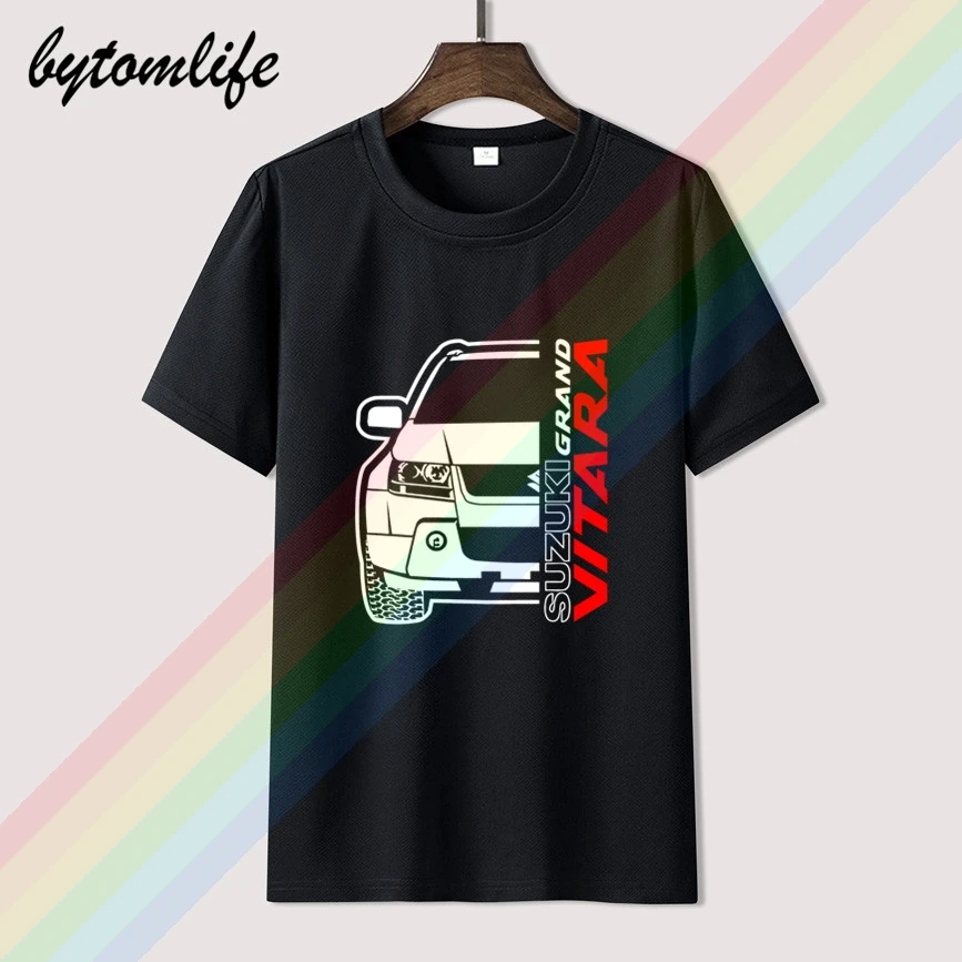 

2023 pop classic vitara T Shirt For Men s-u-z-u-k-i Men's Black Brand T-shirt Cotton Tees Amazing Short Sleeve Tops S-3XL
