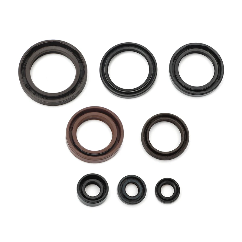 

For Suzuki LT250R 1985 1986 Quadracer Engine Oil Seal Kit Crankcase Seal Rubber Motorbike Accessories