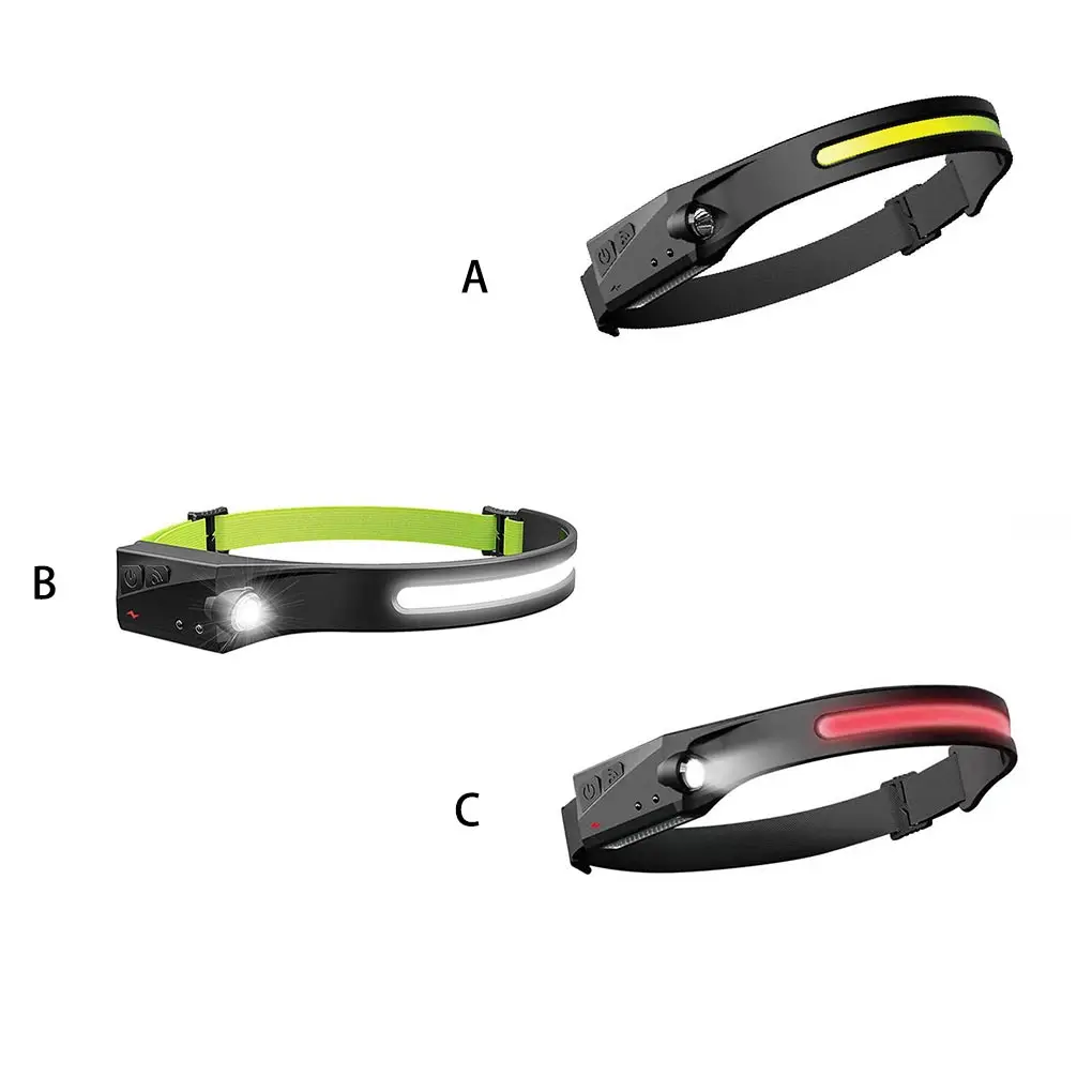 

1 2 3 350lm Headlamp Camping Trekking Night Fishing Switchable 5 Modes Head Torch Waterproof Running Headlight White Light
