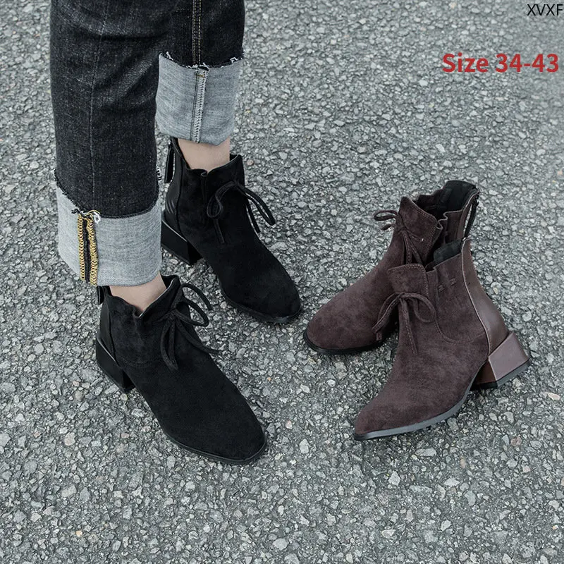 

2022 New Doc Martens All-matching Ankle Boots Korean Version Casual Chunky Heels Womens Fashion Shoes XVXF