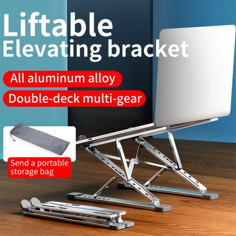 

Adjustable Lap Top Base Adjustable Bracket Holder Stand Support Tablet Phone Stand Ergonomic Aluminum Computer Bracket Foldable