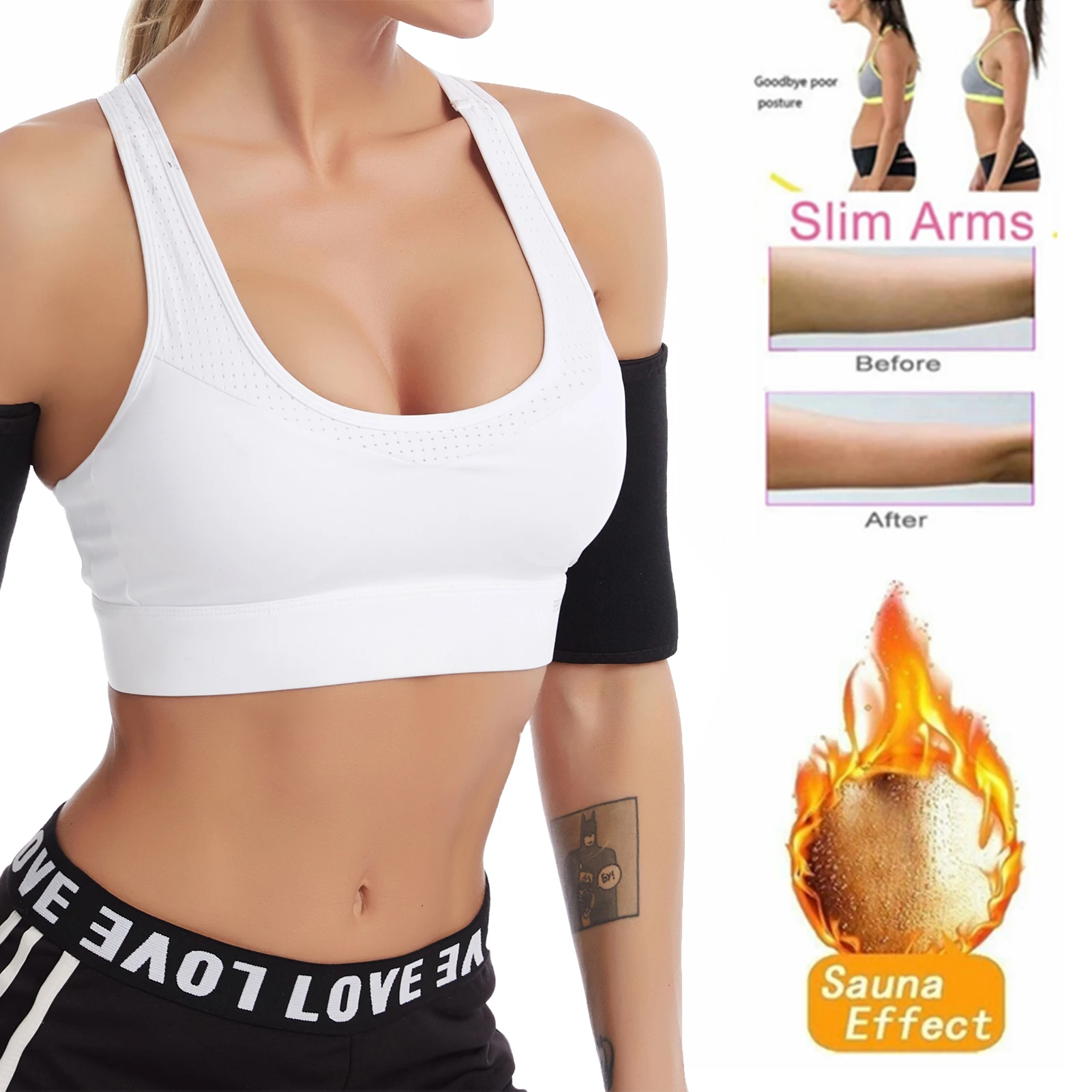 

Пот-пояс для сауны на руку, удобные триммеры на руку, спортивные тренировочные ленты, многофункциональный регулируемый пот-тренажер для сау...