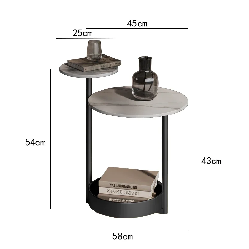 Журнальные садовые столы укороченные Круглый центр высокие журнальные мебель