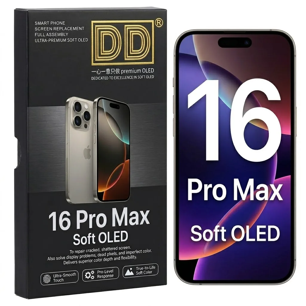 Фото DD SOFT OLED-экран LCD-дисплей для iPhone 12 13 14 15 16 16e 17 Pro Max, сенсорный экран в сборе, замена дигитайзера №4