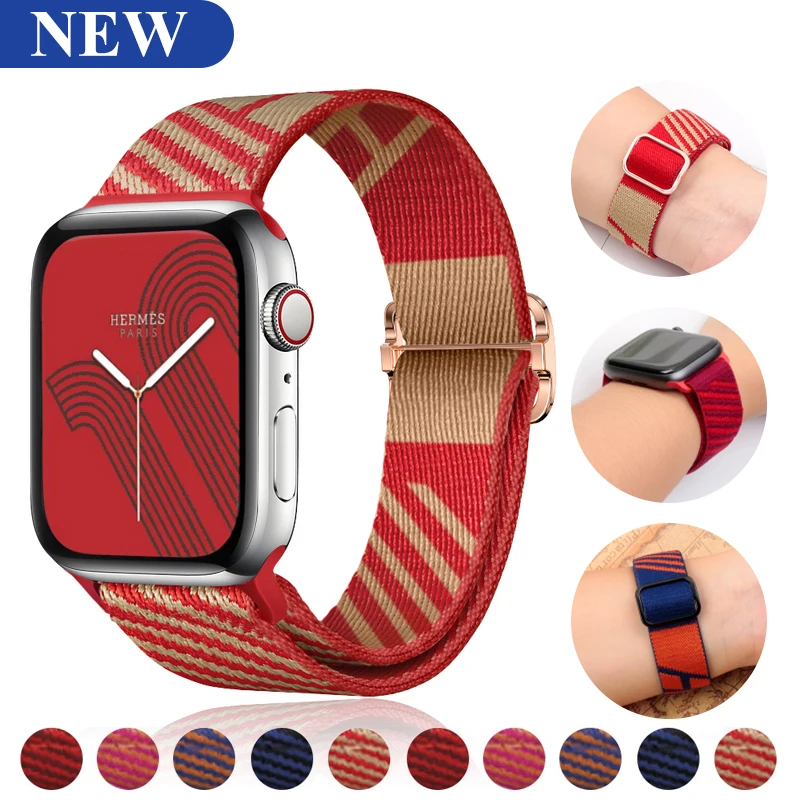 

Single Tour Band for Apple Watch Strap 44mm 40mm genuine iWatch 7 6 5 4 3 2 Band 38mm 42mm 41mm 45mm sport Bracelet New product