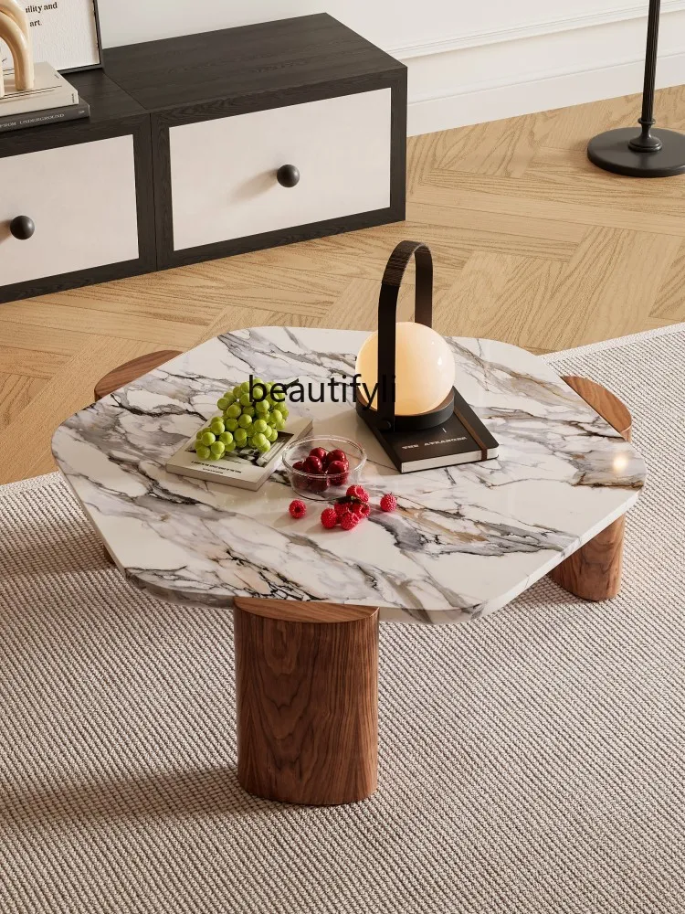 Кофейный столик из массива дерева в стиле ретро классический дизайнерский