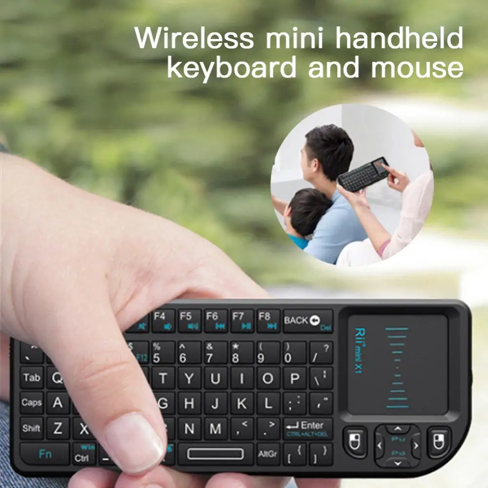 English/es/fr Keyboards With Touchpad For Android Tv Box/pc/laptop