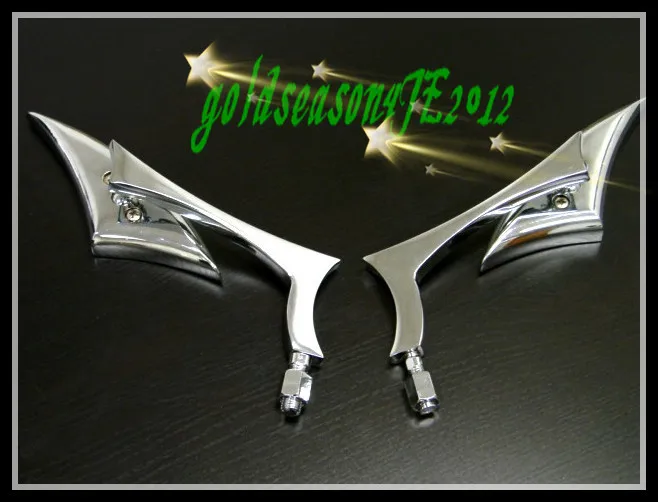 

Freeshipping SPEAR CUSTOM CHROME MINI MIRRORS for Honda Rebel Shadow 600 750 VTX 1300 1800