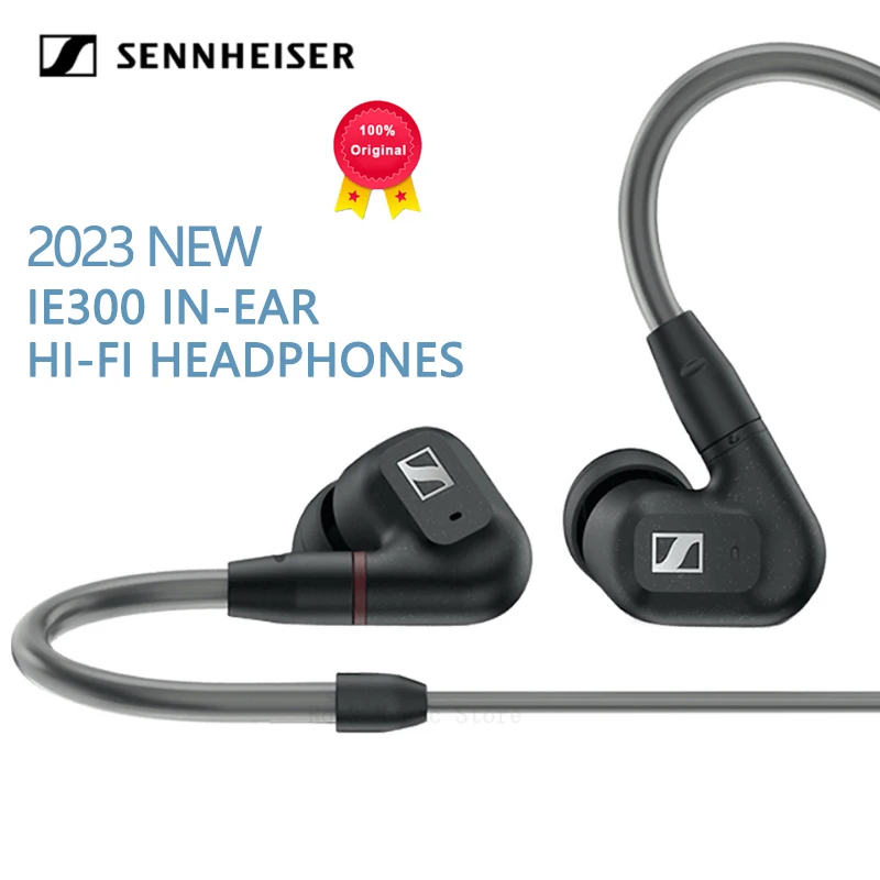 

100% Original SENNHEISER IE 300 In-Ear HIFI Headphones Detachable Cable Earphones Wired Audiophile Headset Sport Earbuds