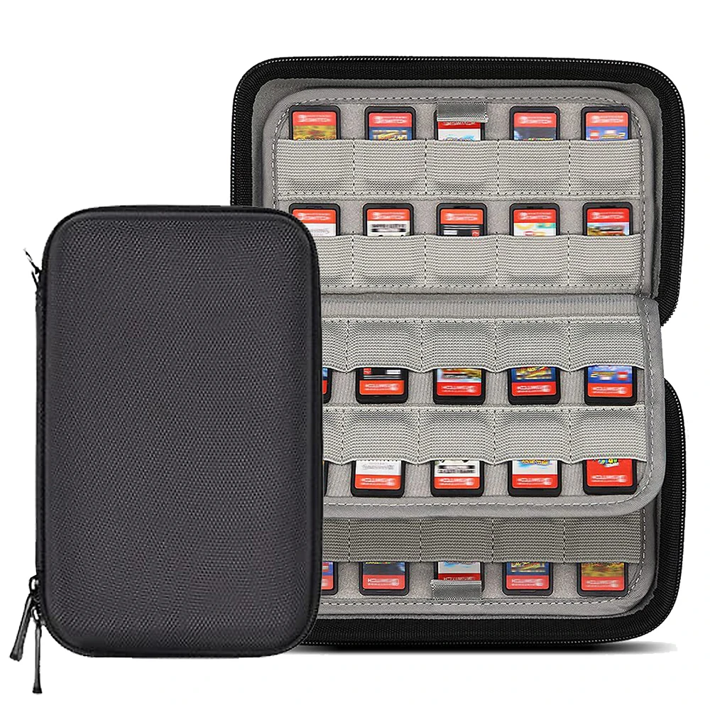 

Compatible with 80 Switch games, Nintendo Switch games, PS Vita games, or SD cards, physical game ink cartridge holder hard case