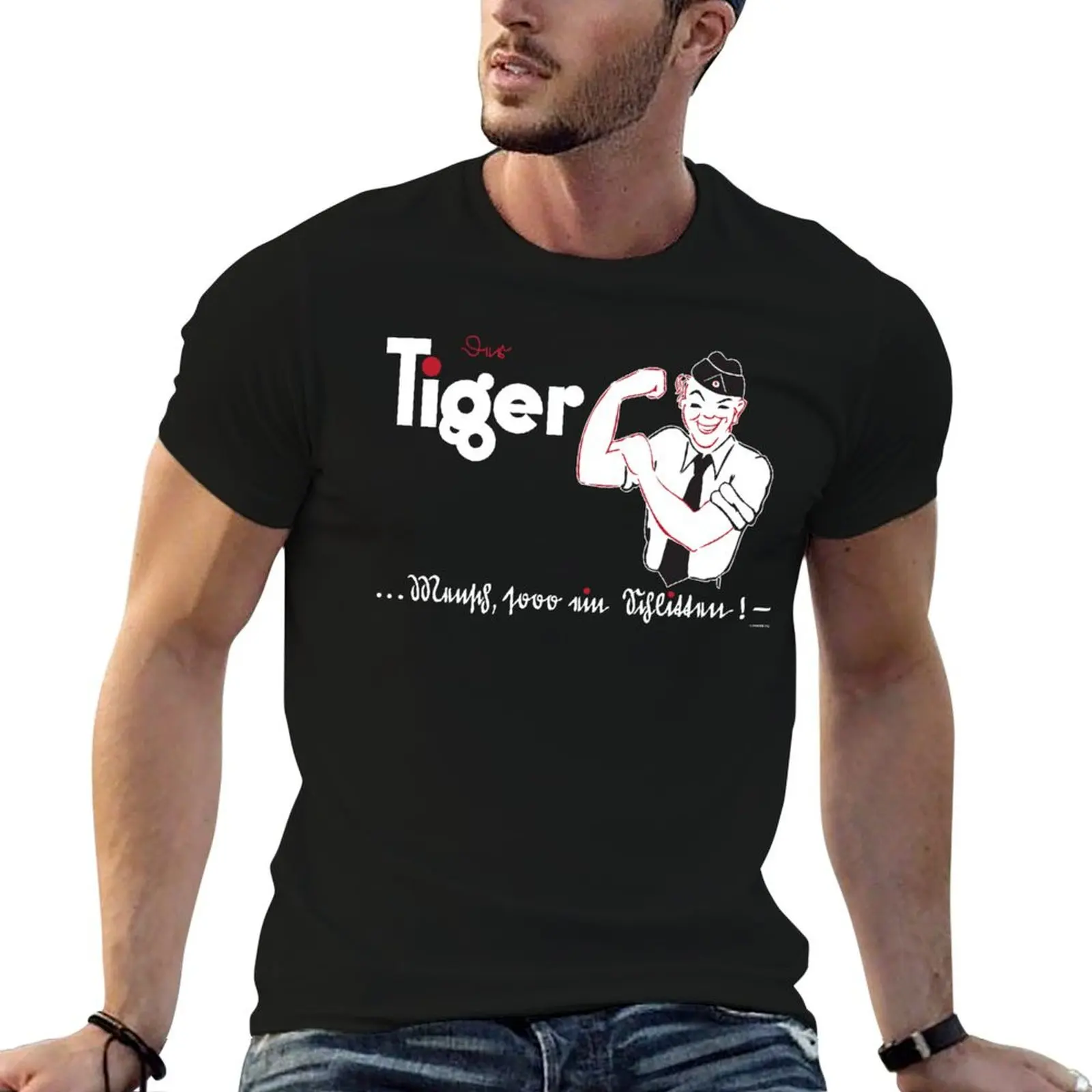 Фото Футболка TIGER FIBEL, минималистичная однотонная футболка с круглым вырезом №1