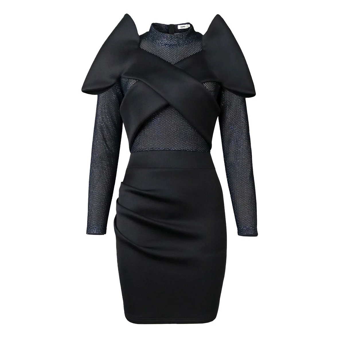 Plus Size Women Party Dresses 2023 New Fashion Coolness Sexy Evening Dress Chic Elegant Pure Color Dresses For Large Size Female