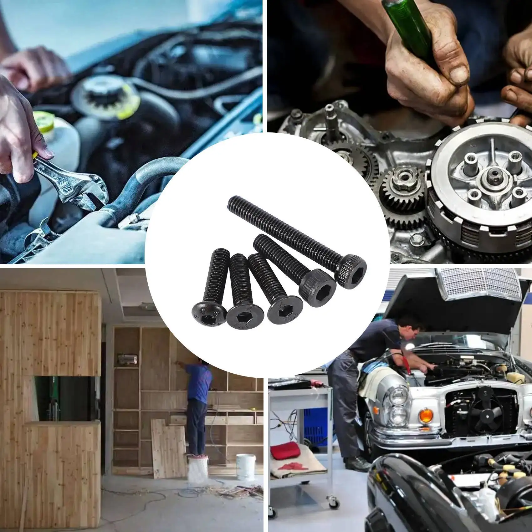 8106 Полный набор винтов для 1/8 ZD Racing 9116 9020 9021 9072 9071 9203 08421 08423 08425 08427 08428 Запчасти