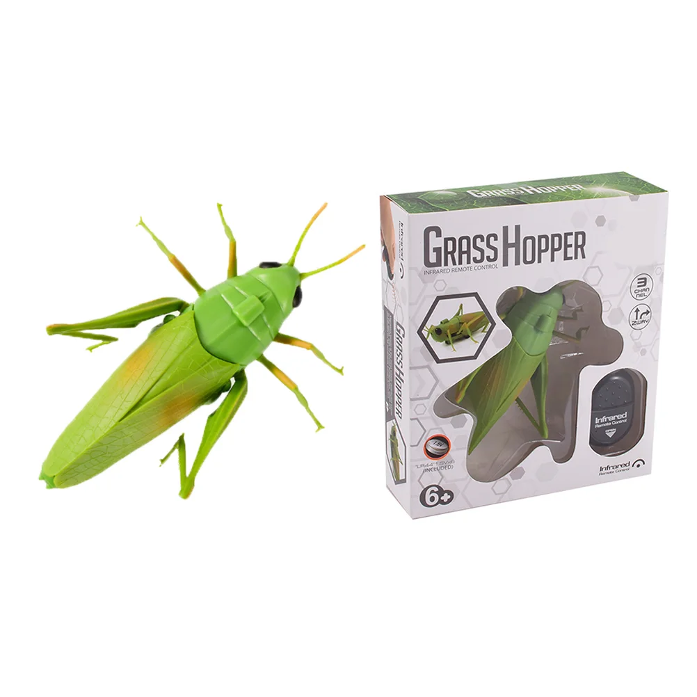 

1 Set Electric Grasshopper Children Learning Grasshopper Toys Electric Trick ( Green )