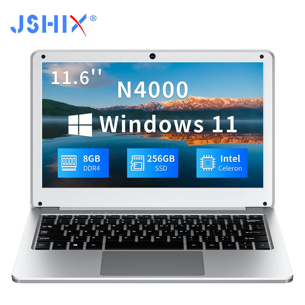 JSHIX 11 6-дюймовый карманный ноутбук Celeron N4000 DDR4 8 ГБ ОЗУ 128 256 SSD Windows Офисный кабинет