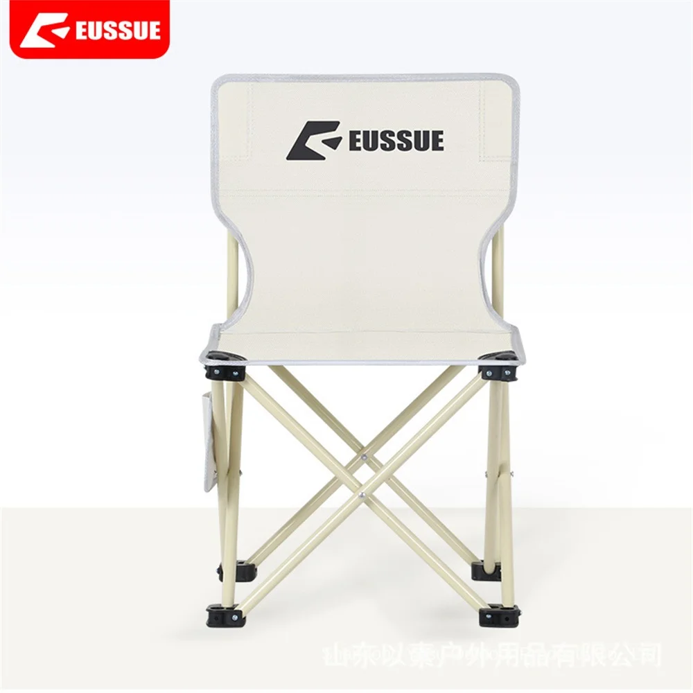 

Folding Chair Aluminum Camping Supplies Durable Portable Beach Camp Stool Backrest Chair Camping Equipment Table Chair Mini