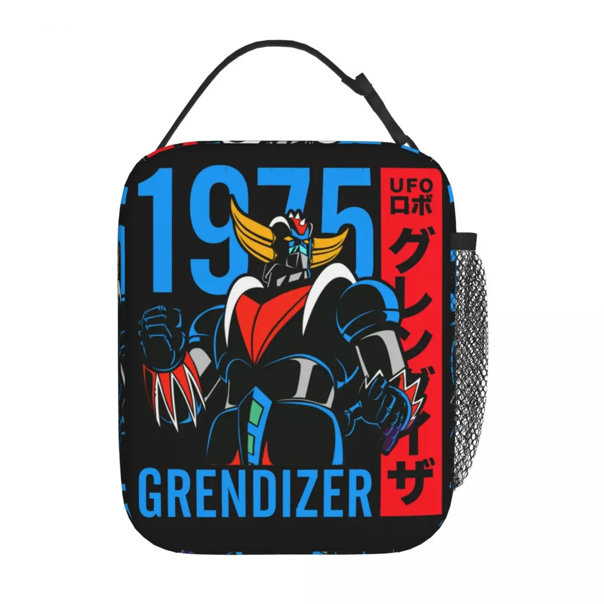 

Insulated Lunch Tote Bag UFO Robo Grendizer 1975 Goldrake Product Lunch Food Box 2023 New Thermal Cooler Lunch Box For School