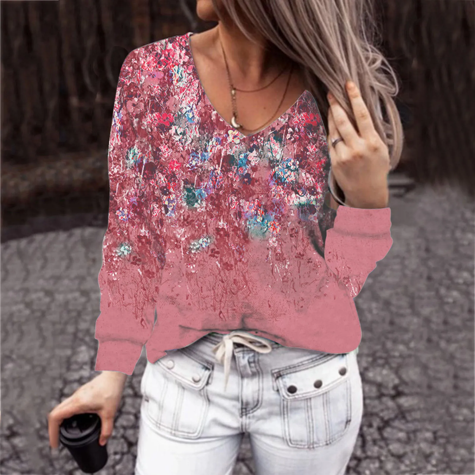 

Ladies Blouse Pullover Clubbing Fashion Shirt 2x Shirt Women