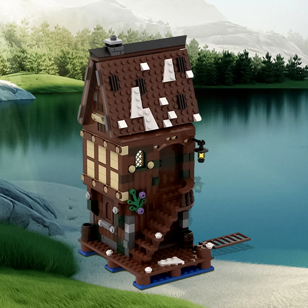 MOC House of Bard (Озженный город/Эсгарoth) Строительные блоки DIY Модель Фильм Архитектура
