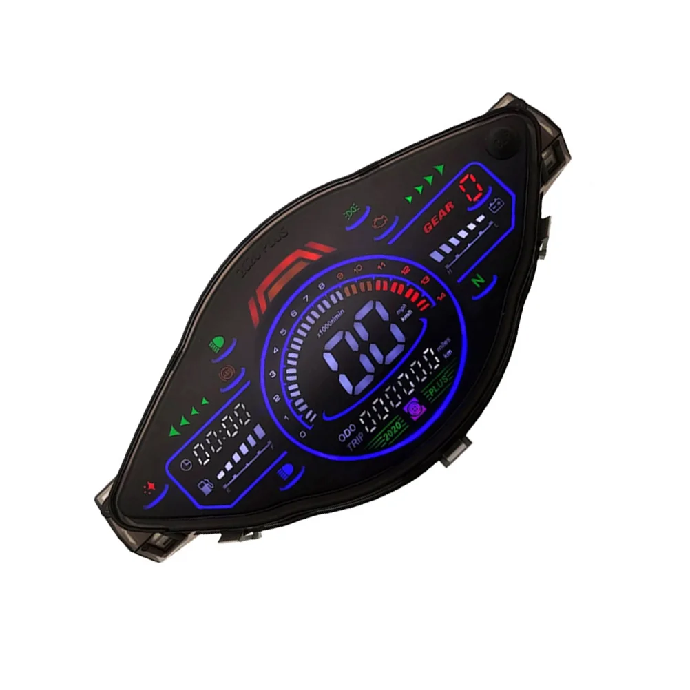 

1Pc LCD Motorcycle Speedometer Gauge Odometer Useful Motorcycle Accessory