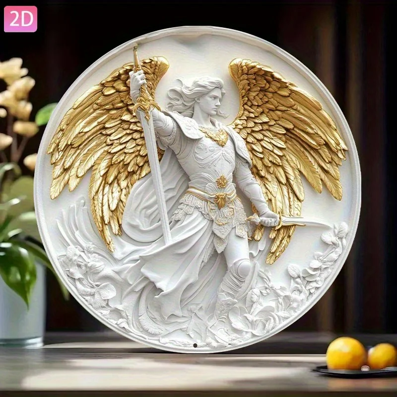 

Металлическая табличка «Святой Михаил 2»