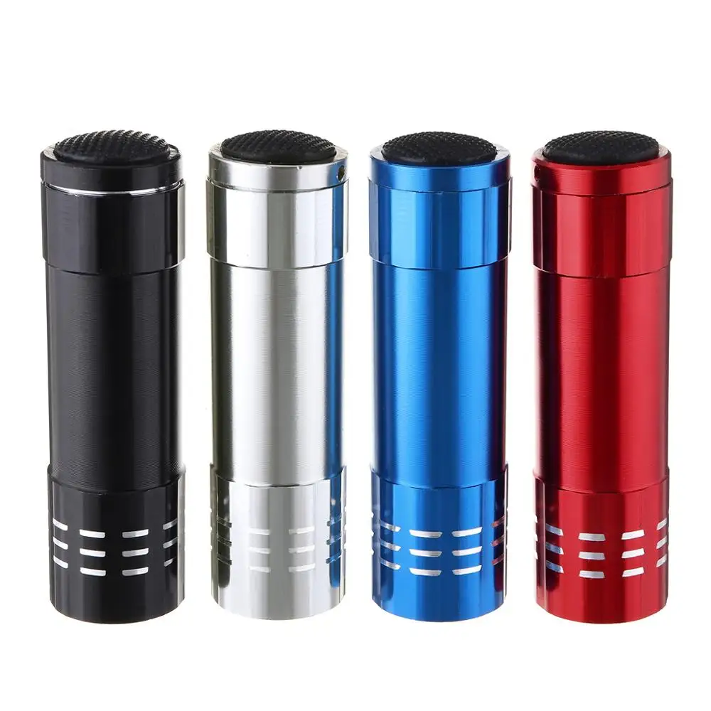 Monja 4 цвета портативный дизайн ногтей алюминиевый сплав мини светодиодный