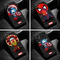 marvel cartoon iron man spiderman for xiaomi mi 11 11 lite 5g phone case for xiaomi 11 11 lite silicone cover tpu black coque