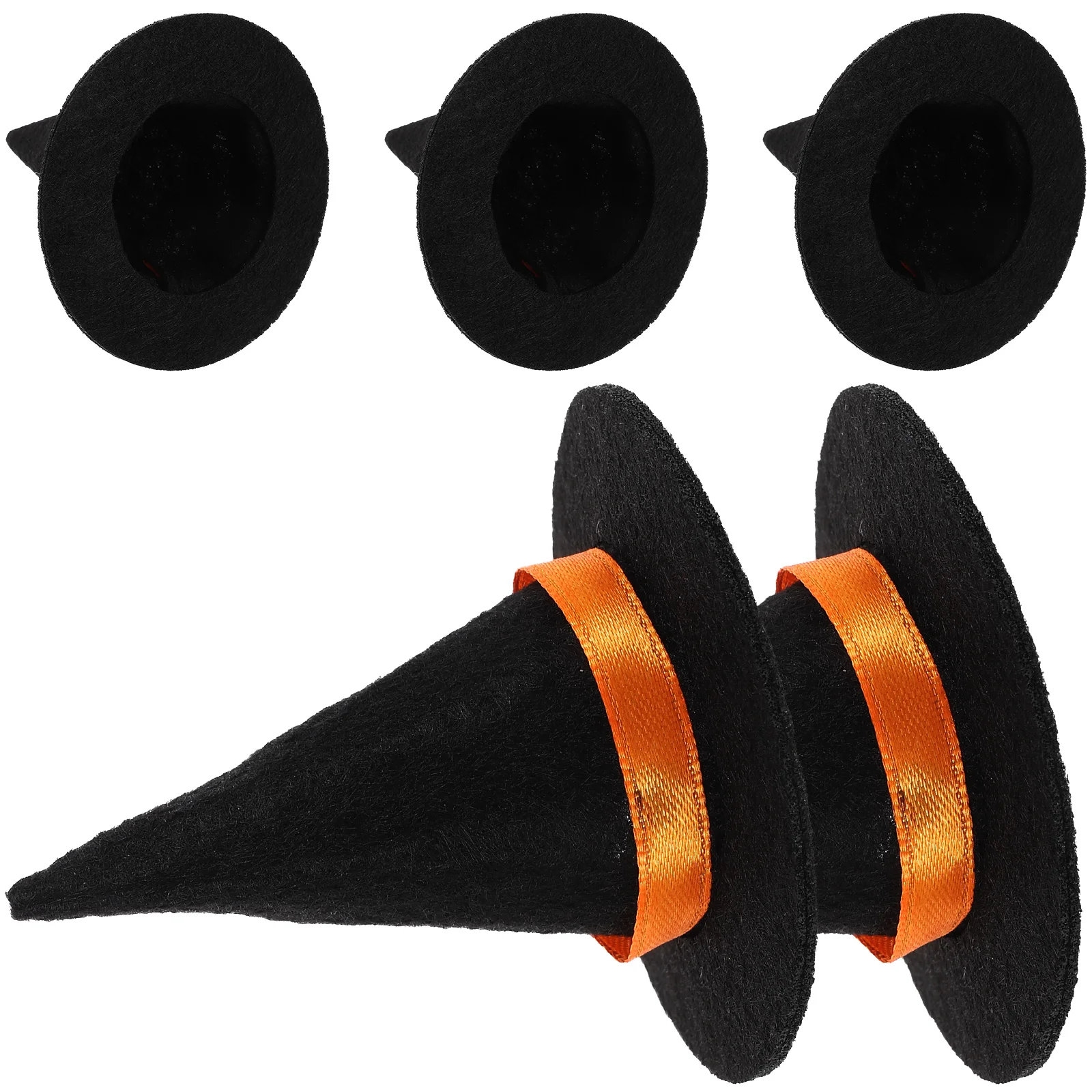 

5pcs Mini Witch Hats Decorative House Mini Hat Props Bottle Witch Hats