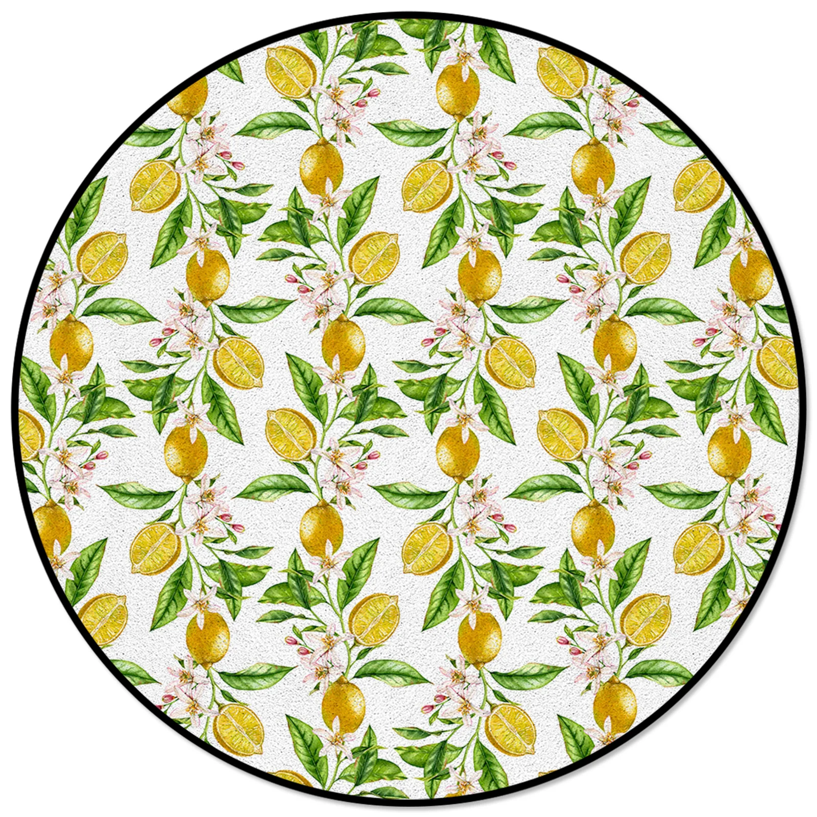 

Lemon Texture Watercolor Painting Art Carpets For Living Room Home Decor Rugs For Bedroom Floor Mat Decoration Anti Slip Rugs
