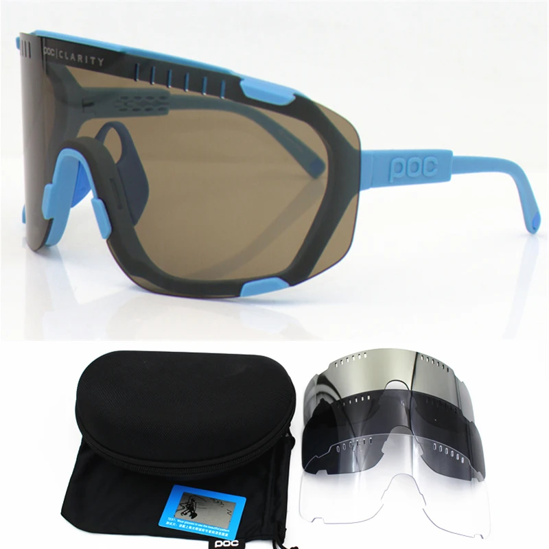 

2022 New POC DEVOUR MTB Cycling Eyewear Men Women Bicycle Sun Glasses Polarized Sport Sunglasses Mountain Road Bike Goggles
