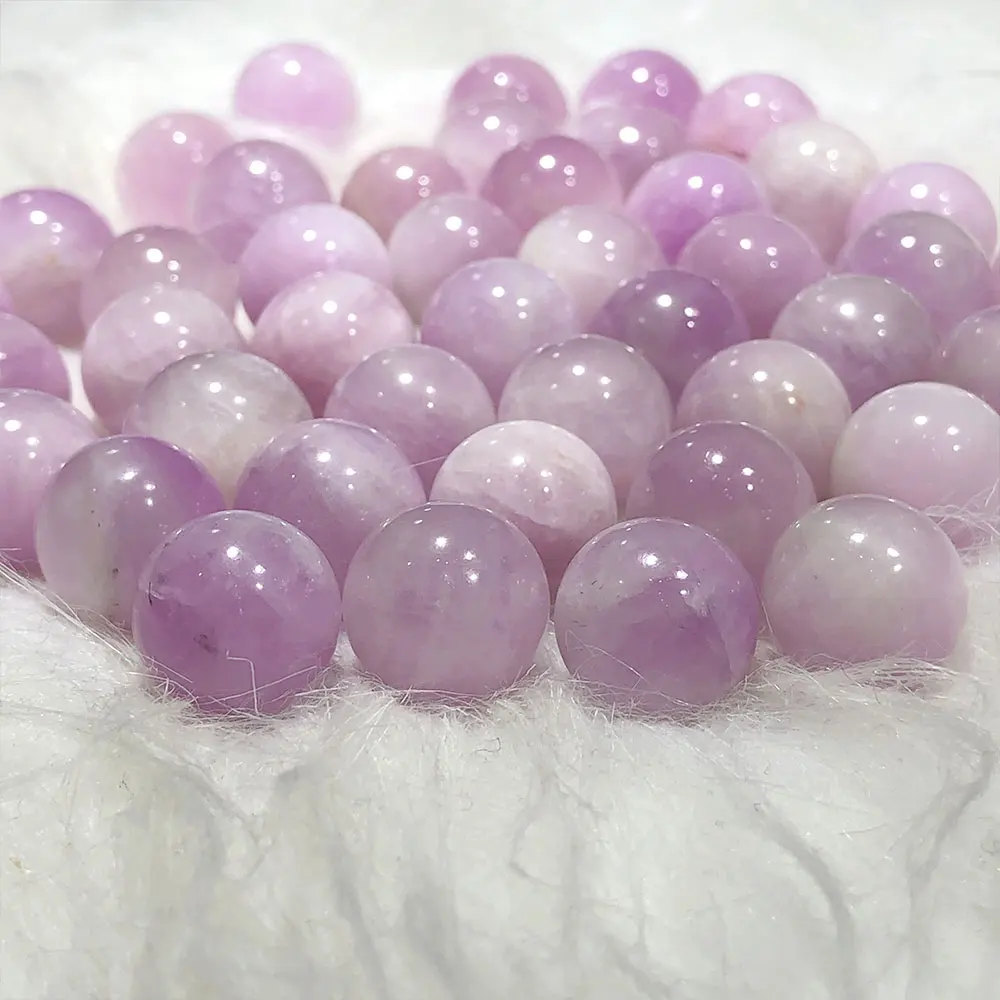 

1pc Small Purple Kunzite Sphere Ball Quartz Crystals Healing Stone Spodumene Mineral Gemstone Jewellry DIY Fashion Gems Decor