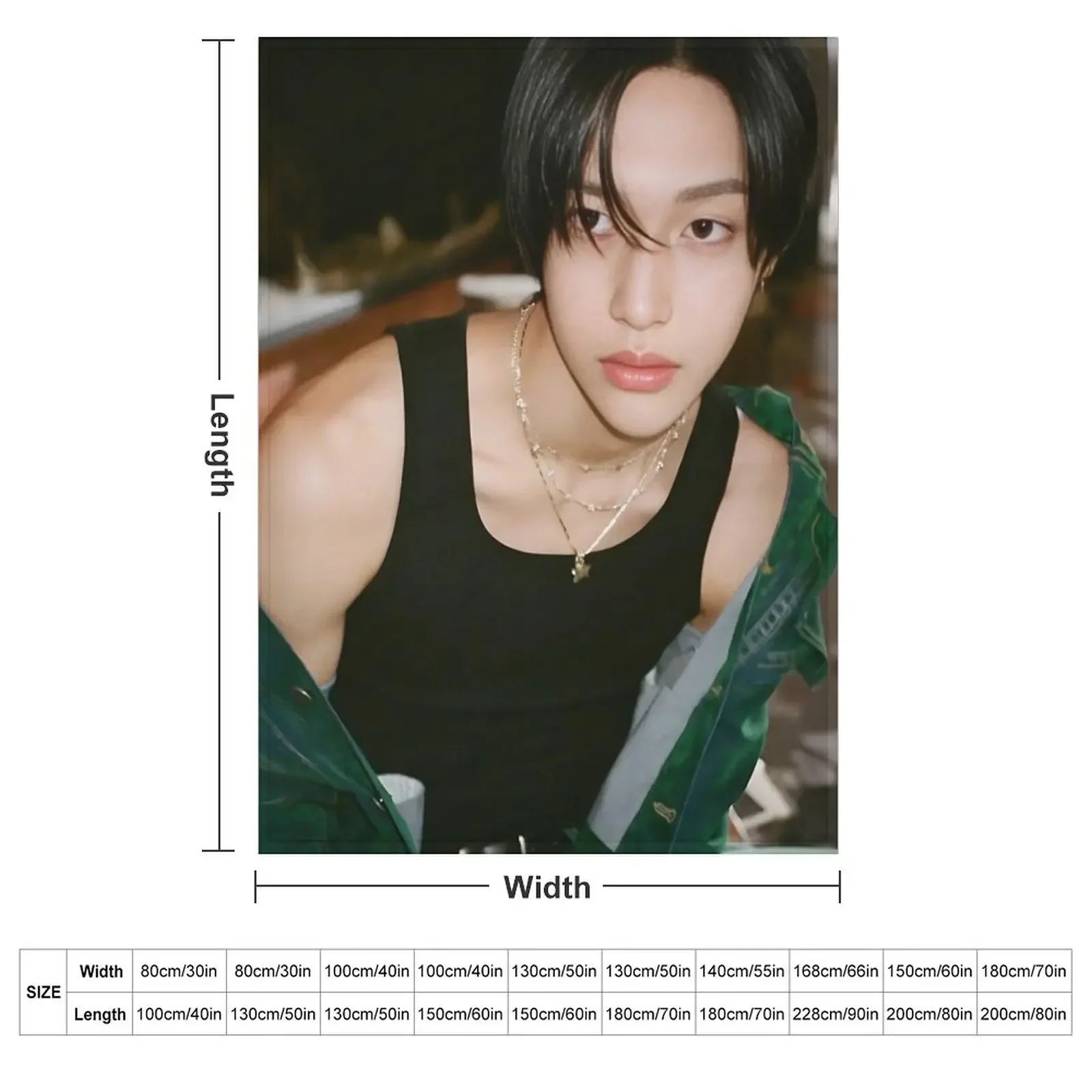 Фото RIIZING WONBIN Riize KPOP Плед для кровати, летний плед для сна, индивидуальный большой плед для младенцев №2