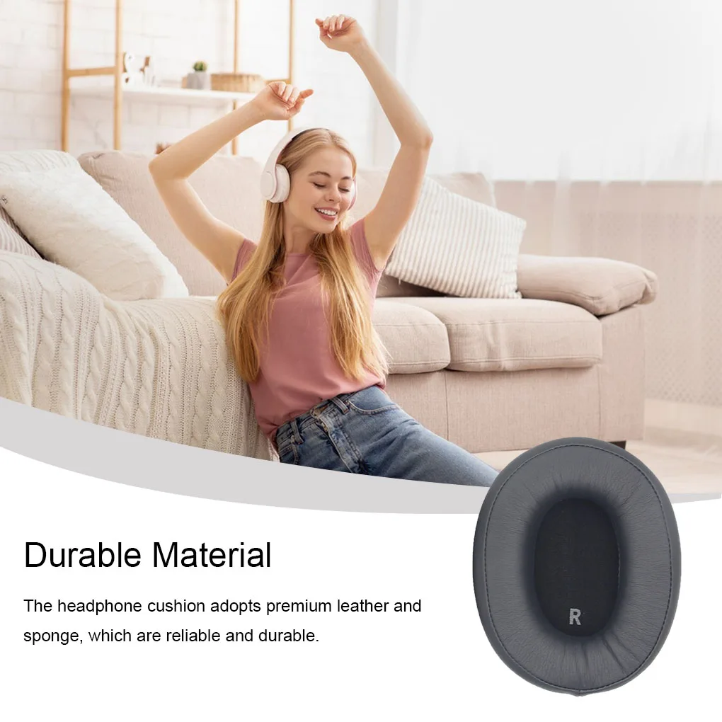 Замена подушечки для ушей наушников ATH-SR9 темно-серый