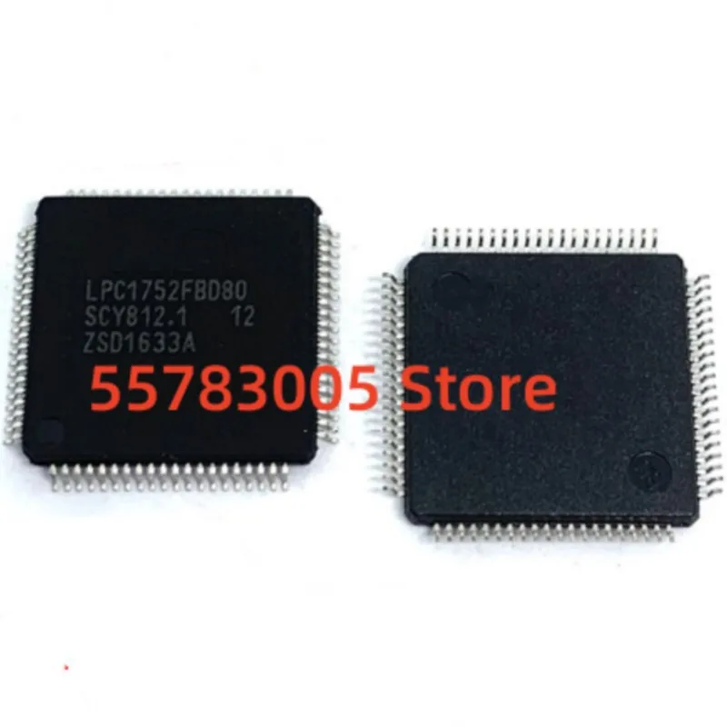 

3 шт., микроконтроллер LPC1752FBD80 QFP80
